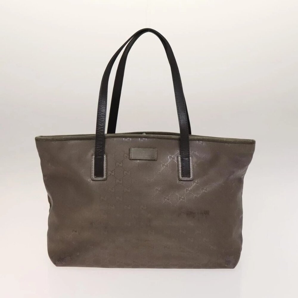 GUCCI GG Canvas Shoulder Bag 2 Set Beige Silver Auth - Picture 15 of 16
